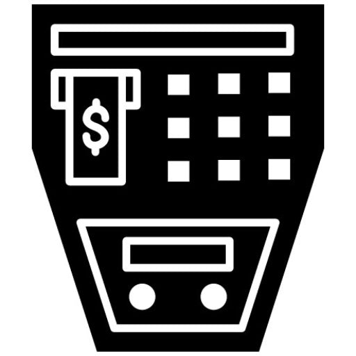 Atm Glyph Icon | Fintech