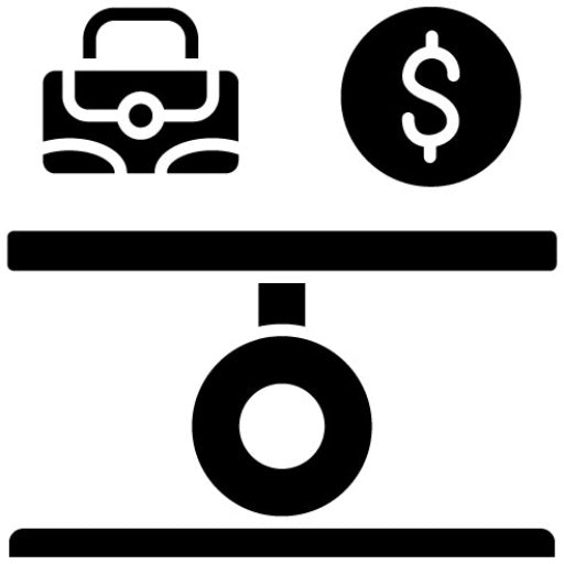 Balance Glyph Icon | Fintech