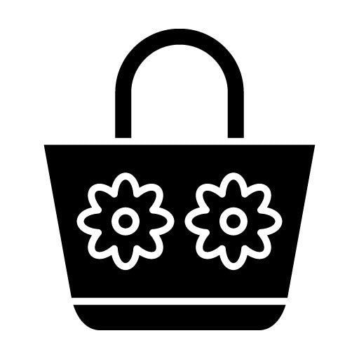 Beach Bag Glyph Icon | Summer