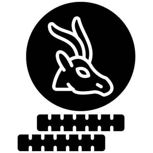 Gazelle Glyph Icon