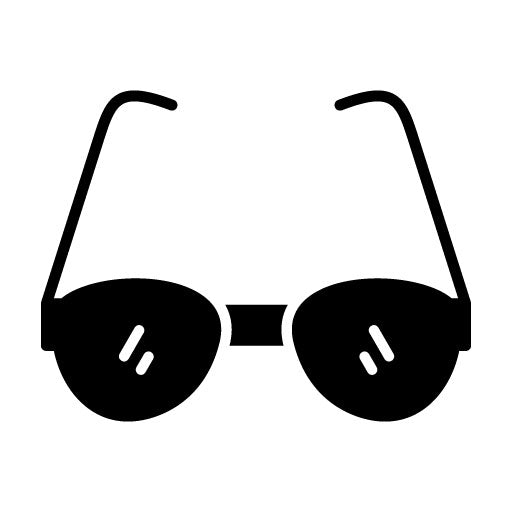 Sunglasses Glyph Icon