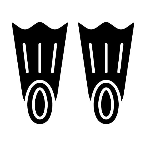 Fins Glyph Icon