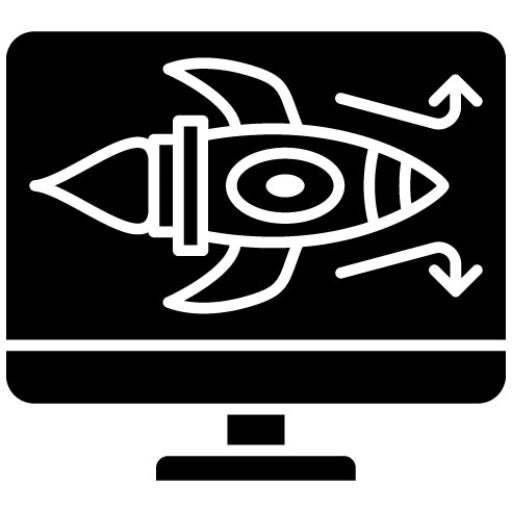 Direction Glyph Icon | Startup
