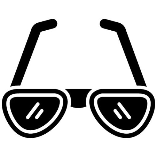 Glasses Glyph Icon | Startup