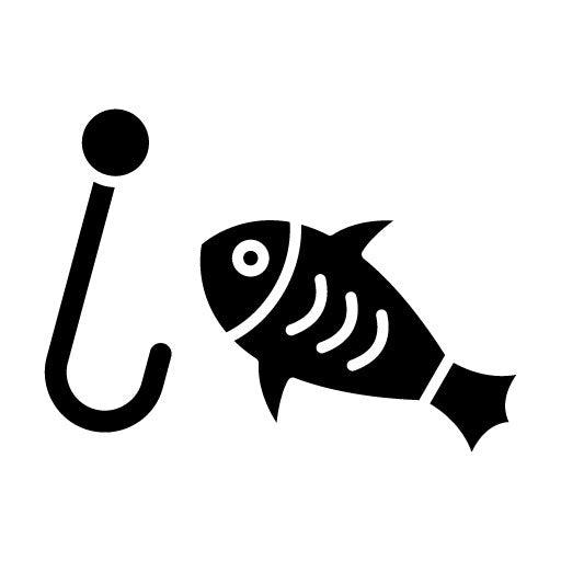 Fishing Glyph Icon