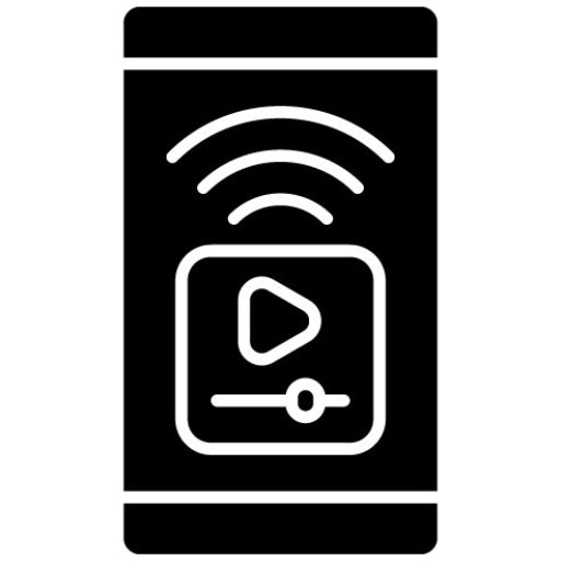 Smartphone Glyph Icon | Startup
