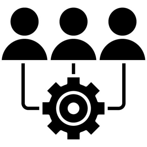 Team Glyph Icon | Startup