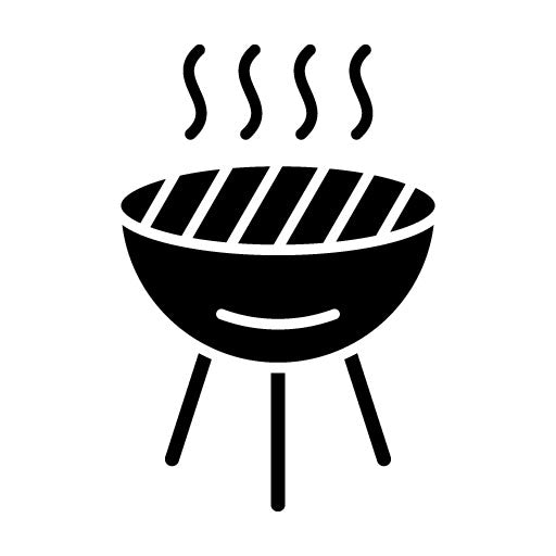 Barbecue Glyph Icon | Summer
