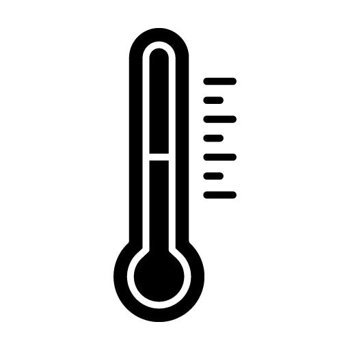 Thermometer Glyph Icon