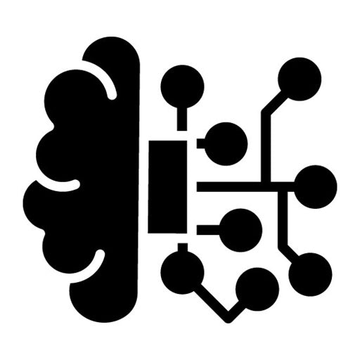 Artificial Intelligence Glyph Icon | Industry