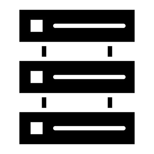 Big Data Glyph Icon | Industry
