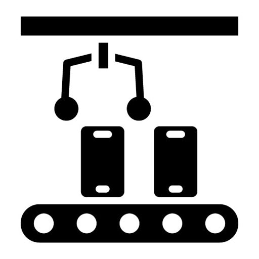 Electronics Industry Glyph Icon