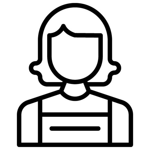 Factory Worker Female Icon