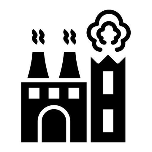 Factory Glyph Icon | Industry