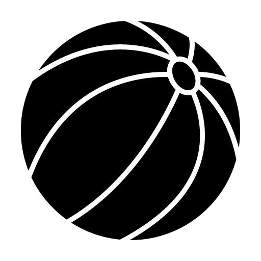 Beach Ball Glyph Icon | Summer