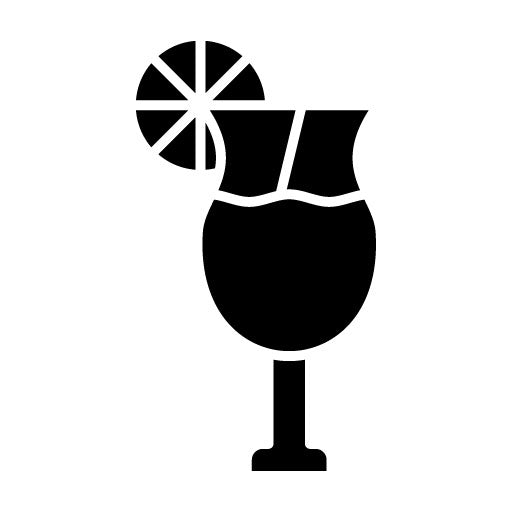 Lemonade Glyph Icon