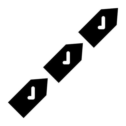 Value Chain Glyph Icon