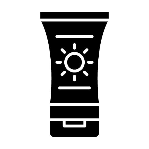 Sunscreen Glyph Icon