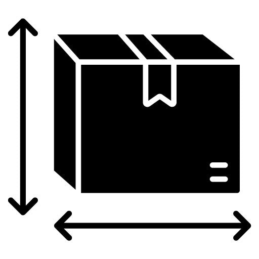 Dimension Glyph Icon | Shipping