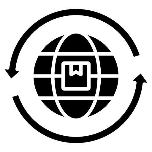 Worldwide Shipping Glyph Icon | Shipping