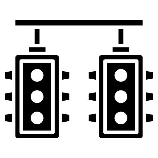 Traffic Light Glyph Icon | Shipping