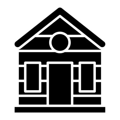 Cabin Glyph Icon | Village