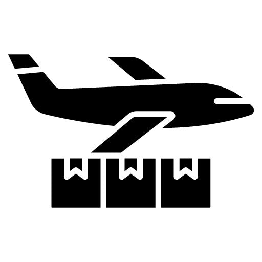 Air Freight Glyph Icon | Shipping