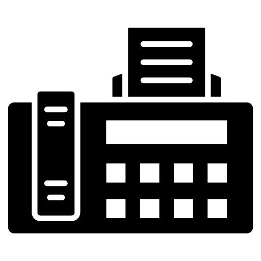 Fax Glyph Icon | Office