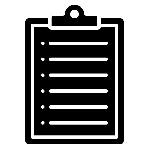 Clipboard Glyph Icon | Office