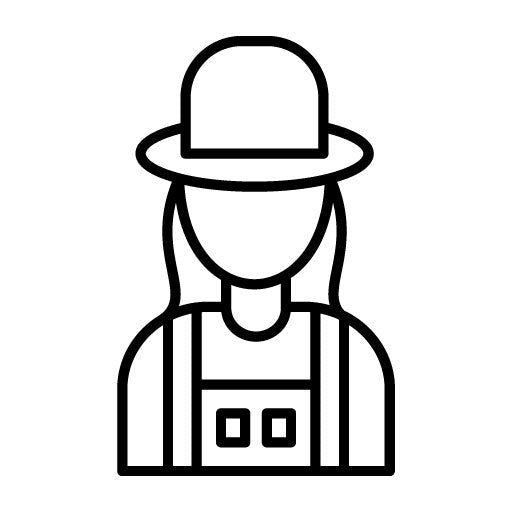 Female Farmer Icon