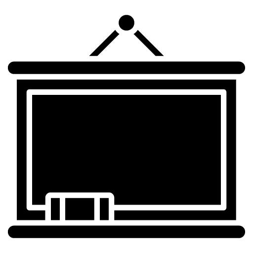 Whiteboard Glyph Icon | Office