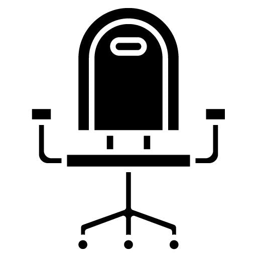 Office Chair Glyph Icon