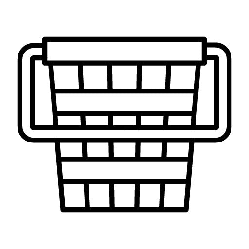 Wood Bucket Icon