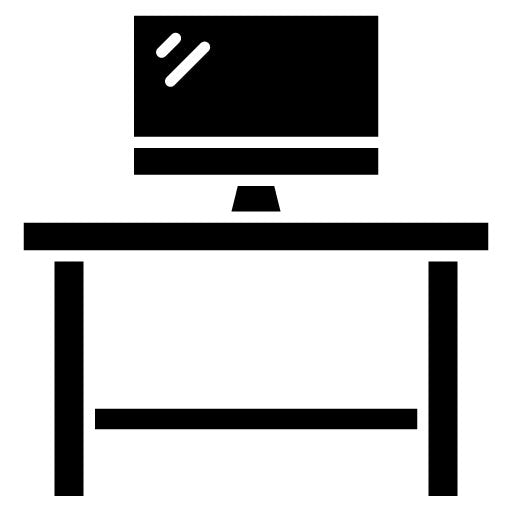 Desk Organizer Glyph Icon