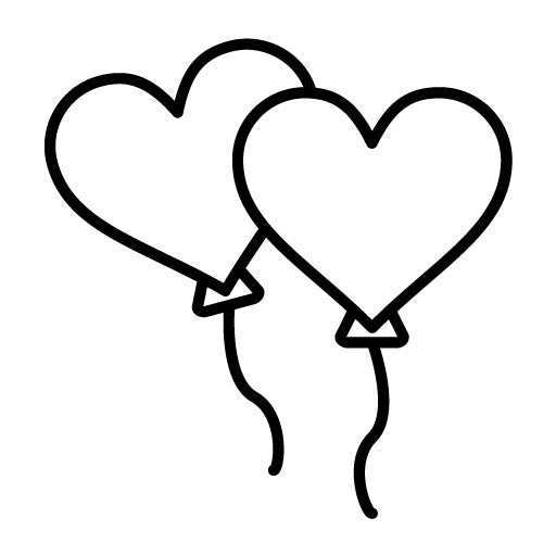 Balloon Hearts Icon
