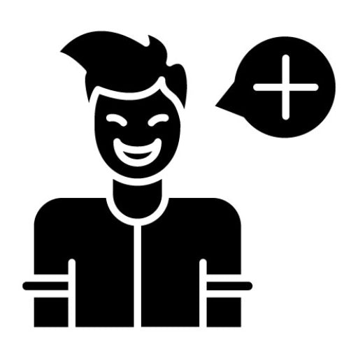 Positive Feedback Glyph Icon