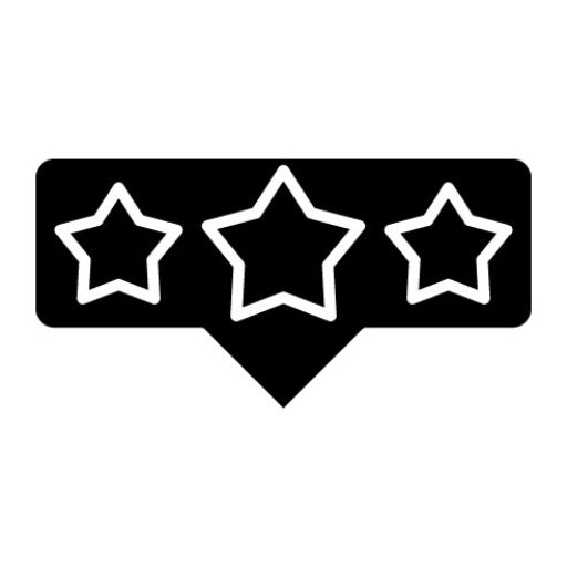 Star Rating Glyph Icon