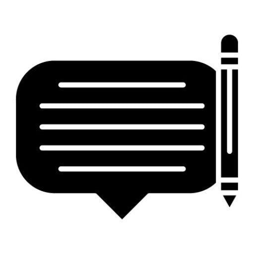 Comment Glyph Icon | Customer Feedback