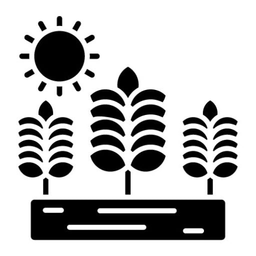 Crops Glyph Icon