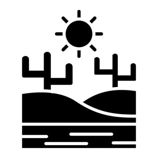 Desert Glyph Icon | Prehistoric