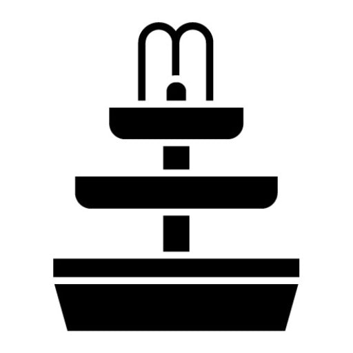 Fountain Glyph Icon