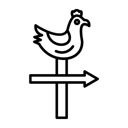 Weather Vane Icon | Village