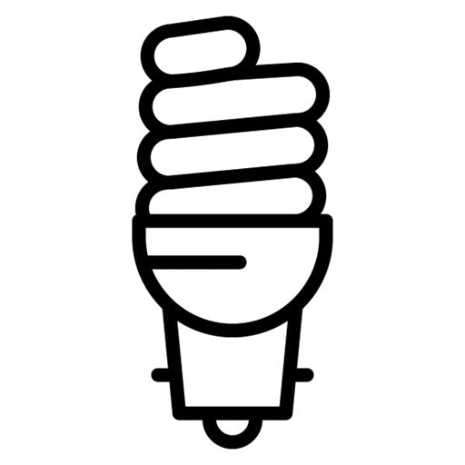 Cfl Compact Bulb Icon