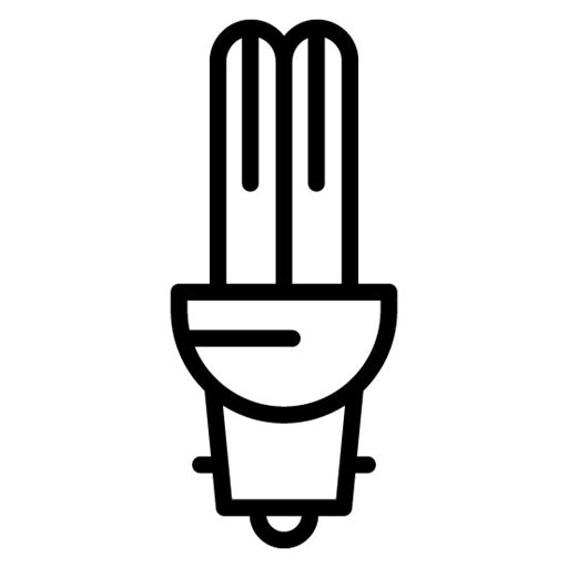 Cfl Tubular Bulb Icon