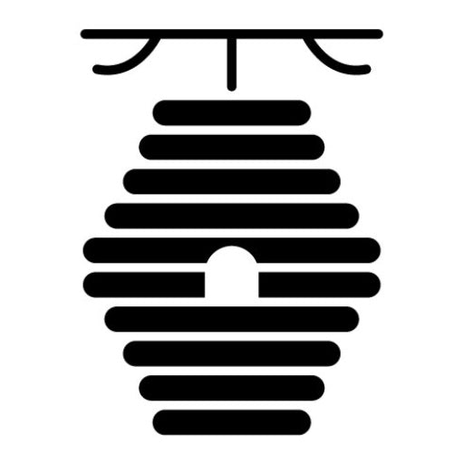 Beehive Glyph Icon | Village