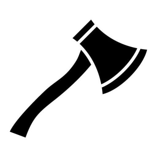 Village Axe Glyph Icon