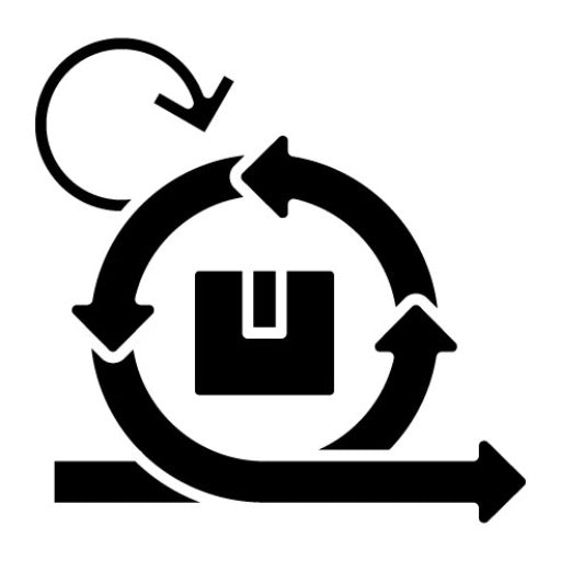 Agile Manufacturing Glyph Icon