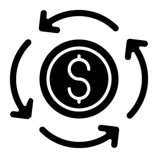 Asset Turnover Glyph Icon