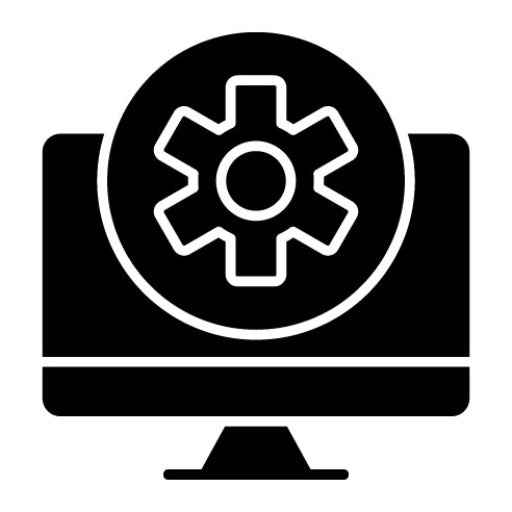 Computer Aided Manufacturing Glyph Icon
