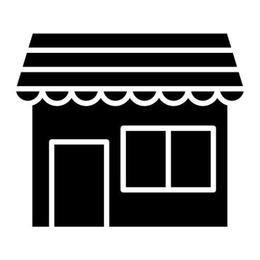 Store Glyph Icon | Village